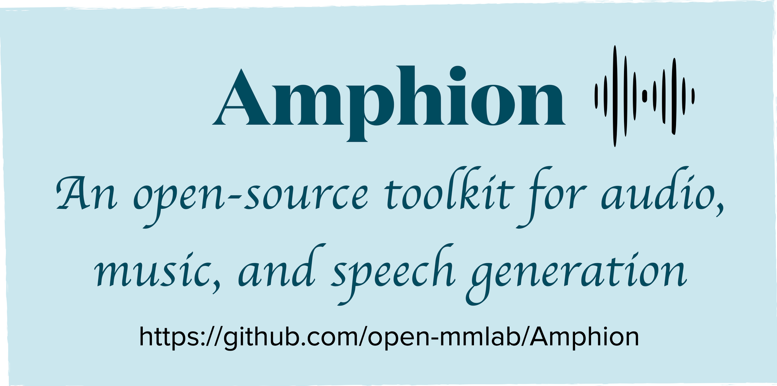 Amphion: Real-Time Audio Generation Toolkit by OpenMMLab